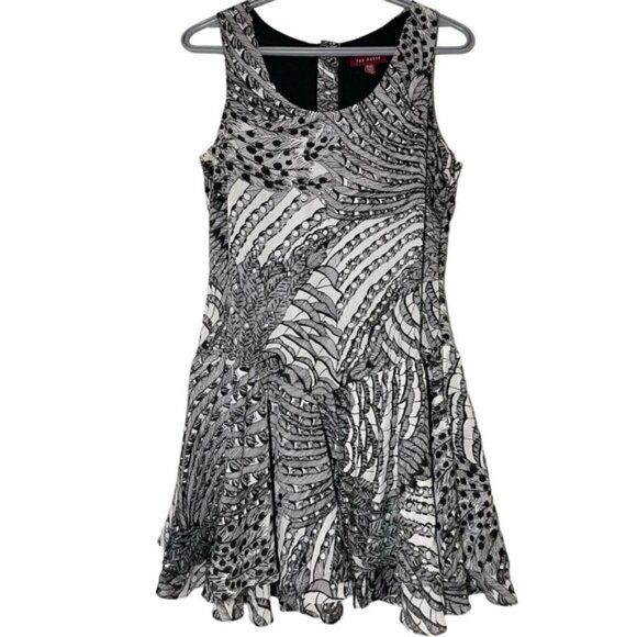 Ted Baker Sleeveless Ruffle Dress size US 6 - Picture 1 of 6